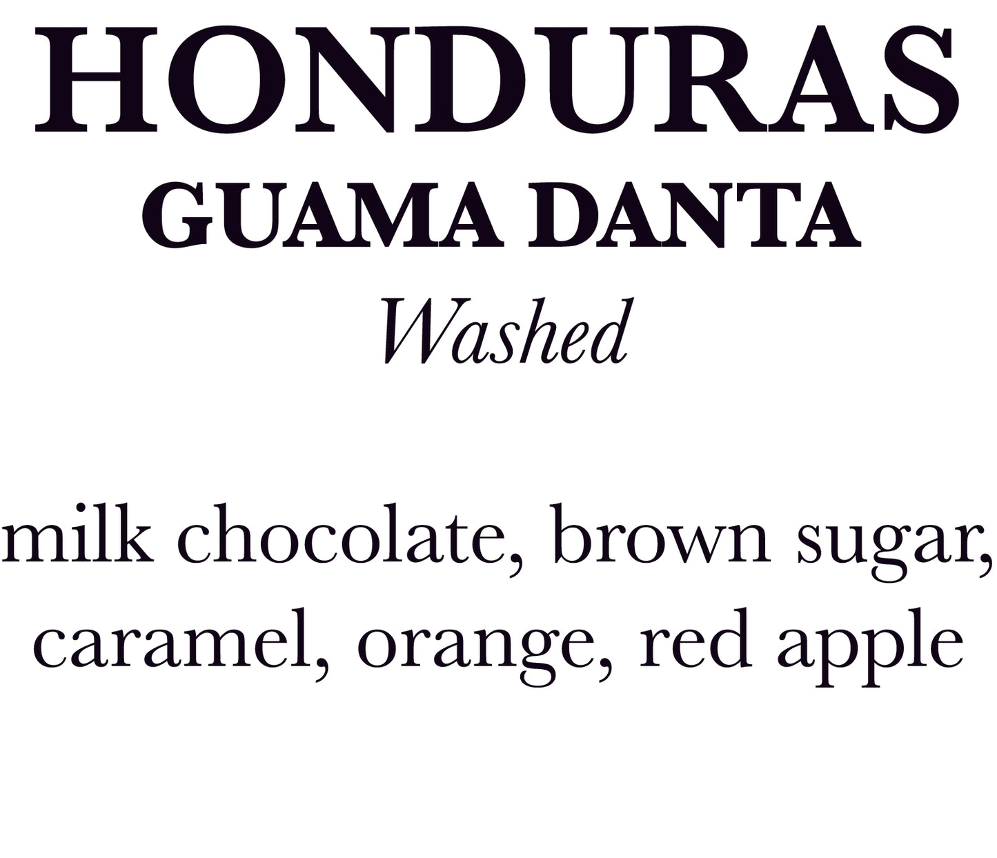 Honduras Guama Danta